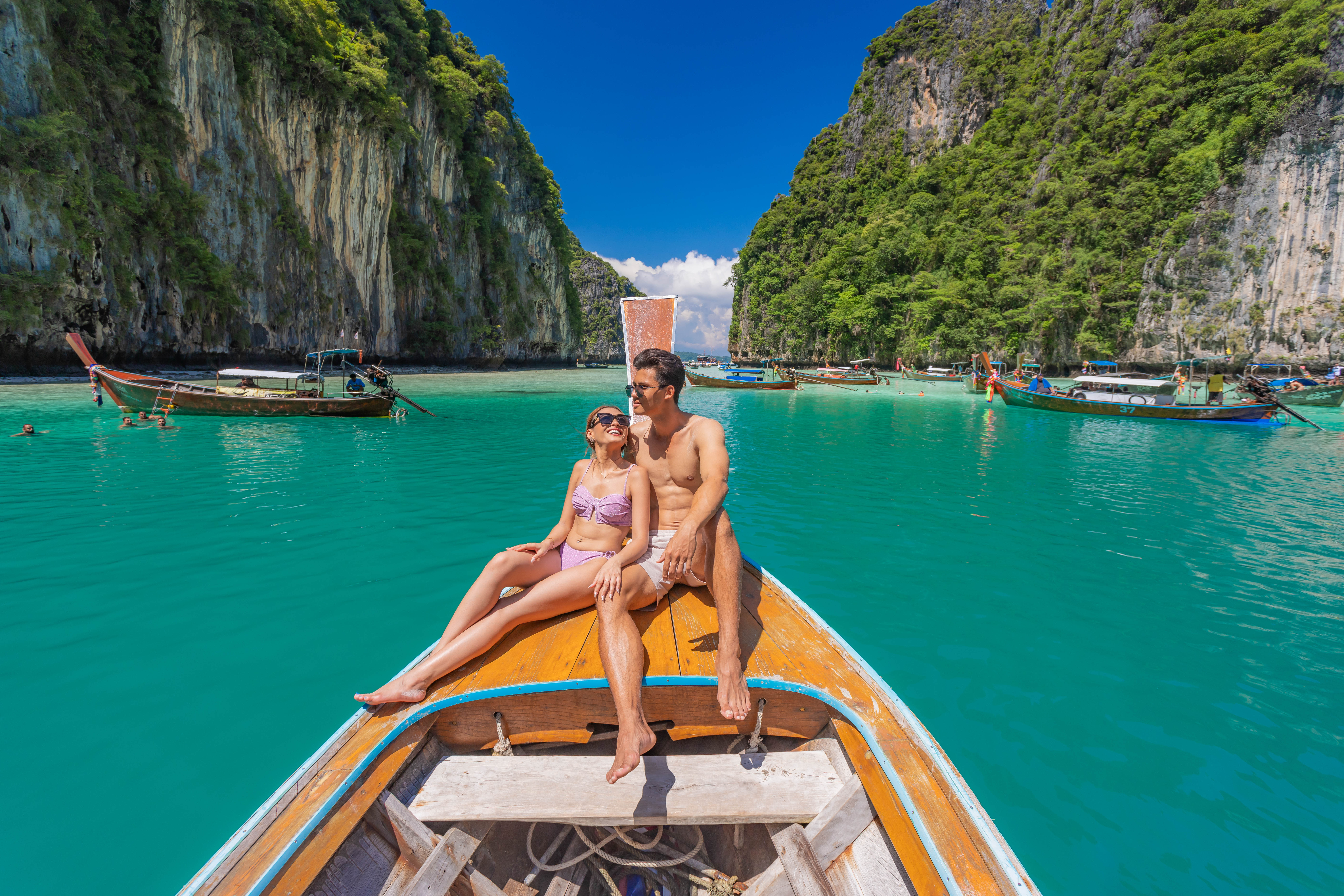 Phi Phi Island & Bamboo Island - New Speed Catamaran